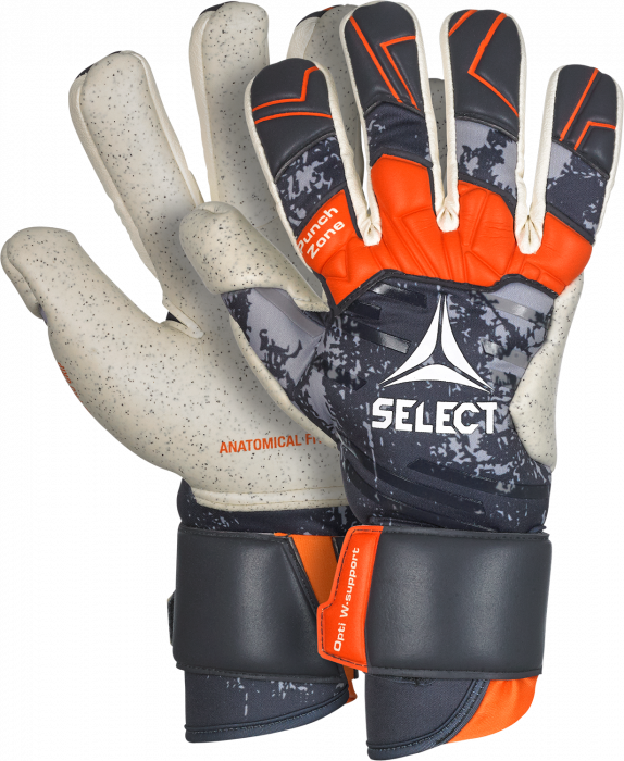 Select - 88 Pro Grip Goalkeeper Gloves - Grey & orange
